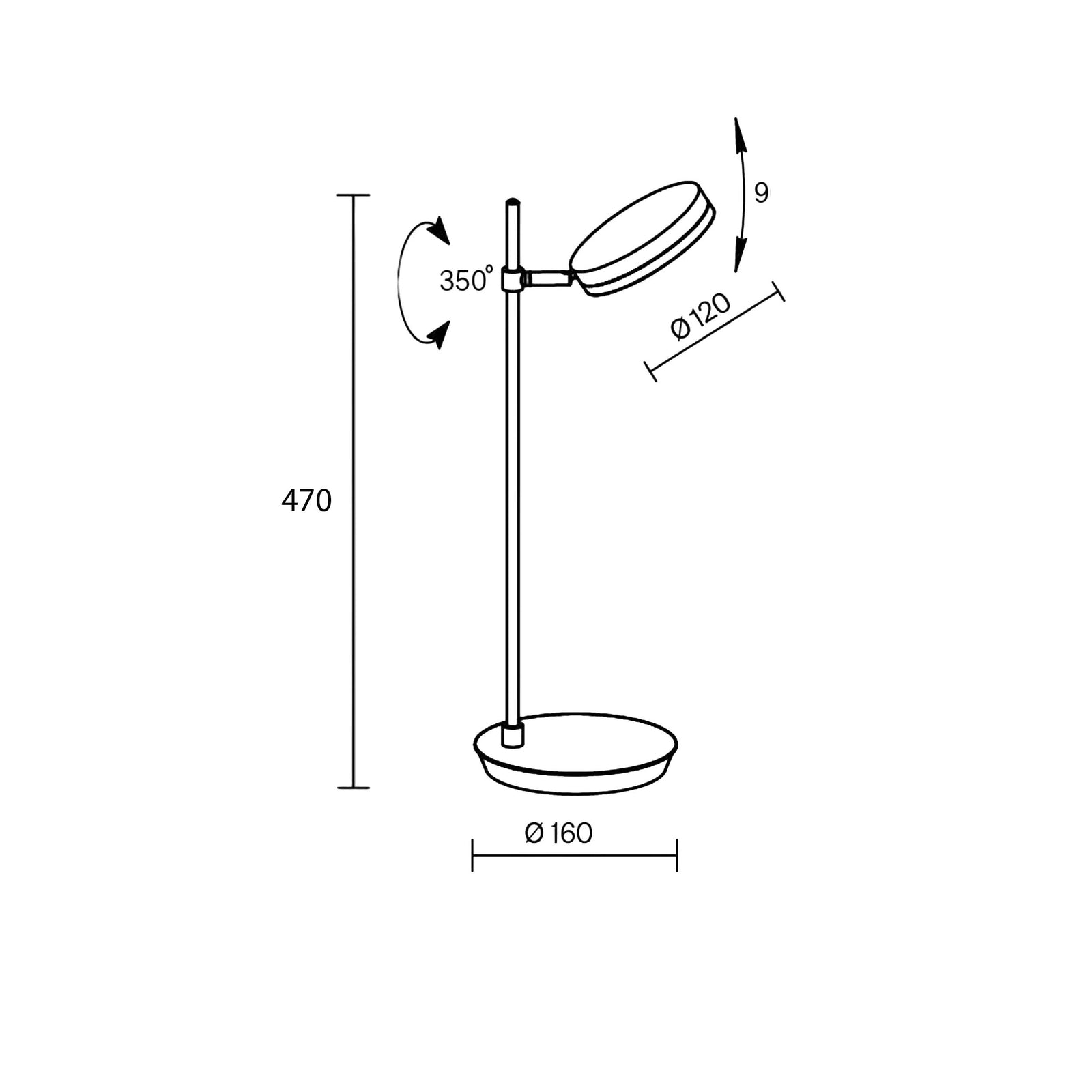 Maytoni Fad LED table light