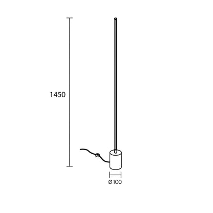 Maytoni Flow LED floor light