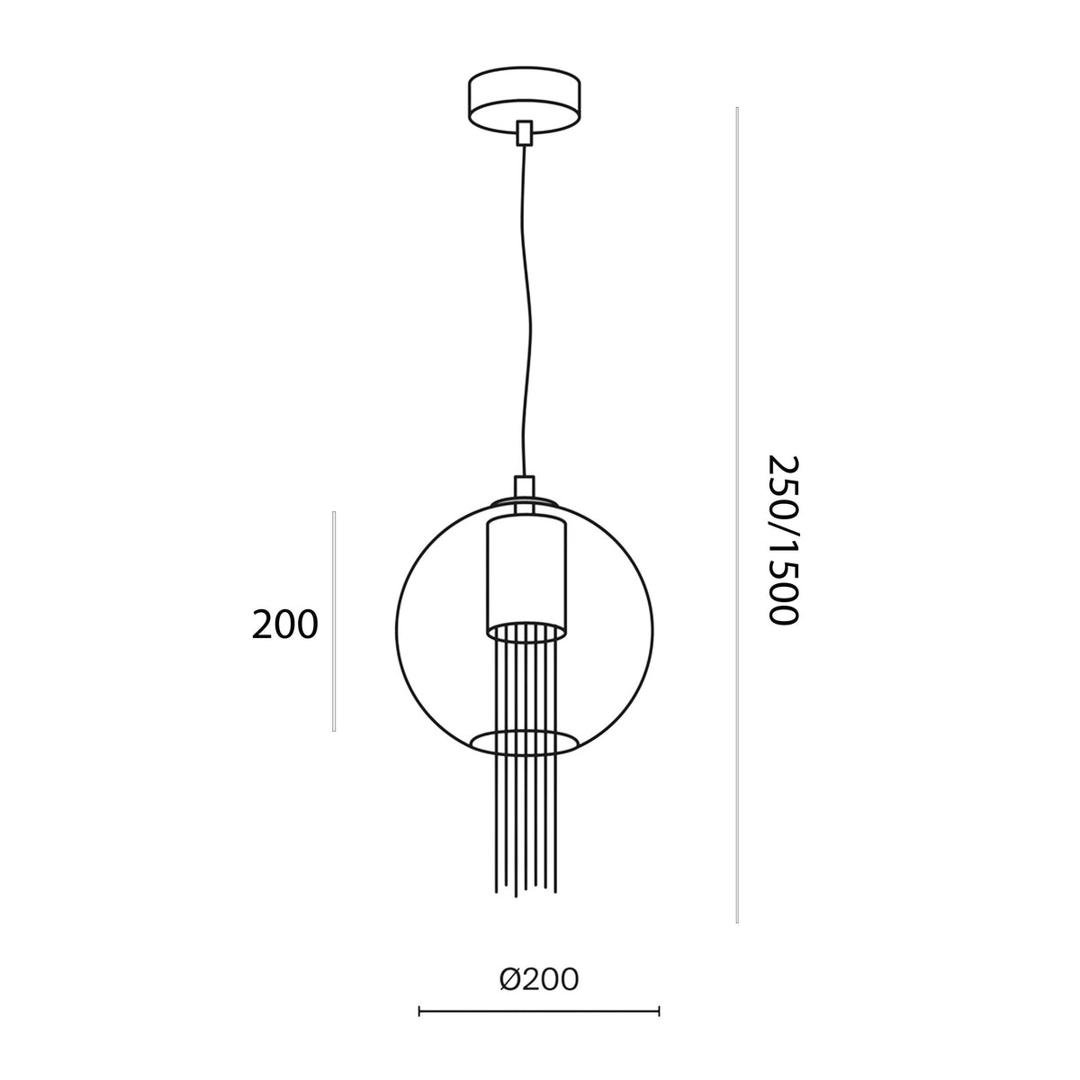 Maytoni Flusso GU10 pendant light