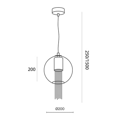 Maytoni Flusso GU10 pendant light