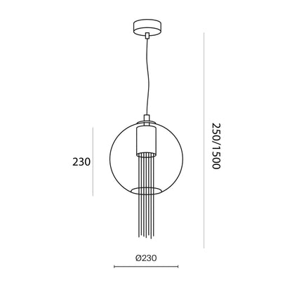 Maytoni Flusso GU10 pendant light