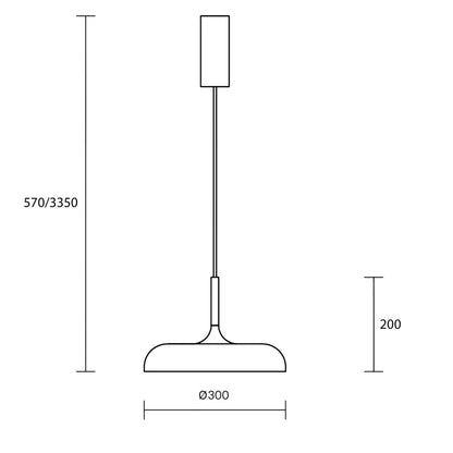 Maytoni Gerhard LED pendant light