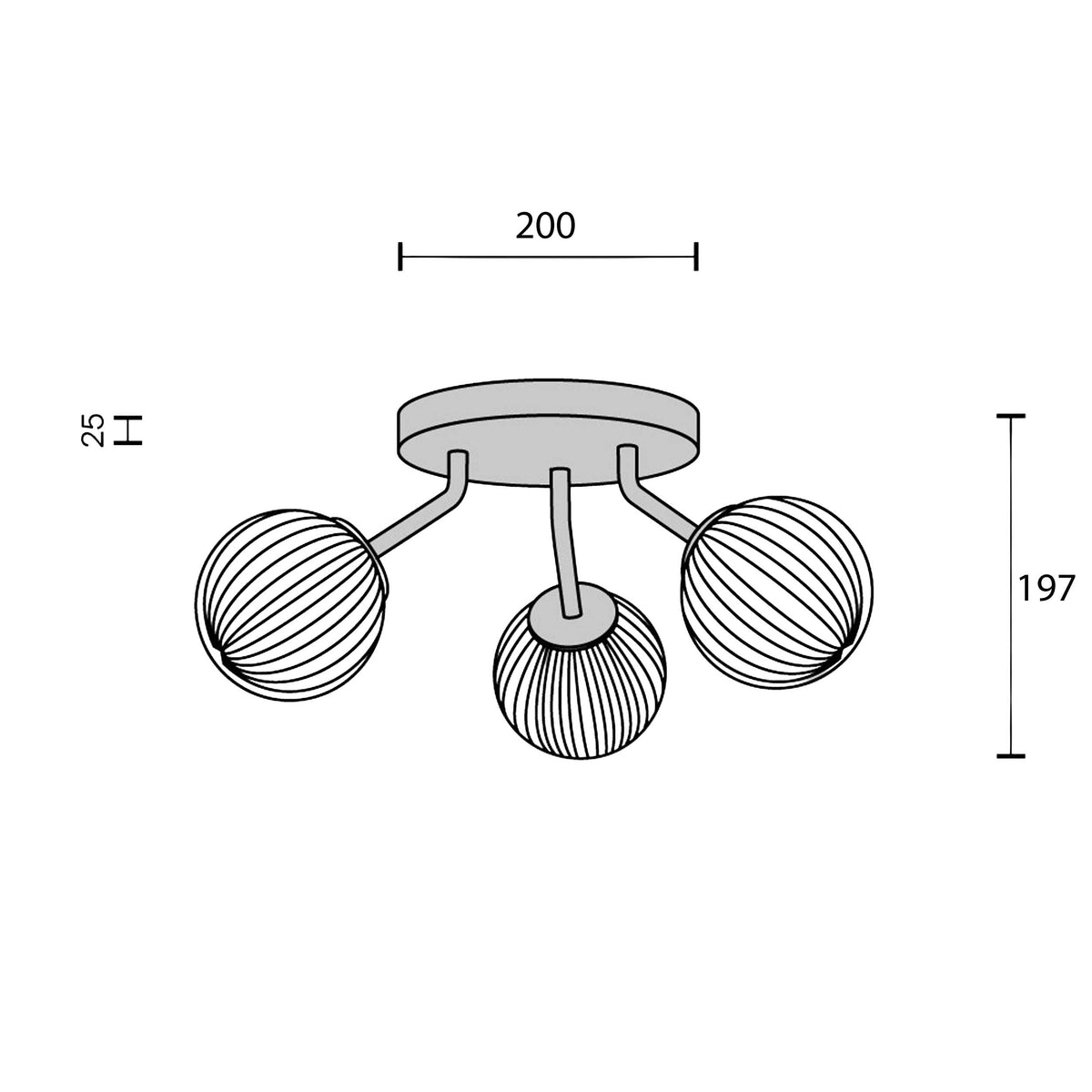 Maytoni Glace G9 surface-mounted light