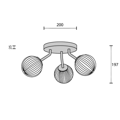 Maytoni Glace G9 surface-mounted light