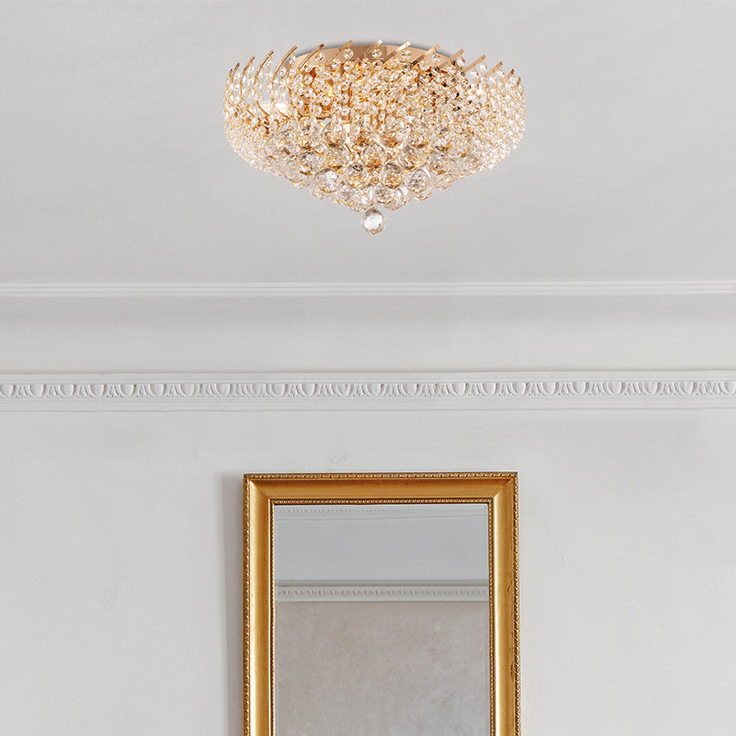 Maytoni Karolina E14 surface-mounted crystal light