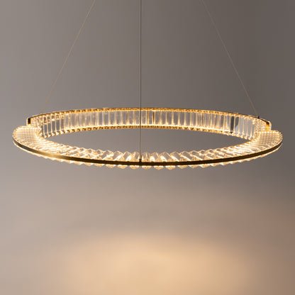 Maytoni Krone LED circular pendant light