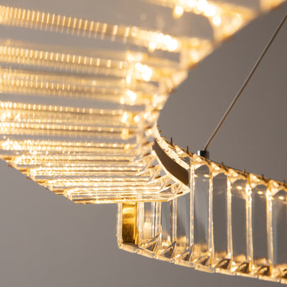 Maytoni Krone LED circular pendant light