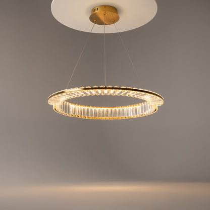 Maytoni Krone LED circular pendant light