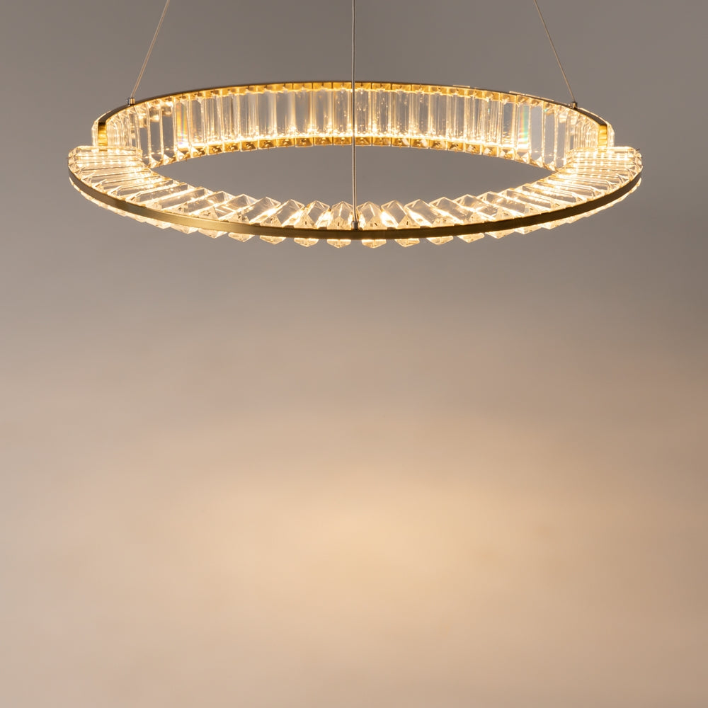 Maytoni Krone LED circular pendant light