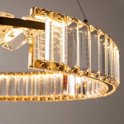 Maytoni Krone LED circular pendant light