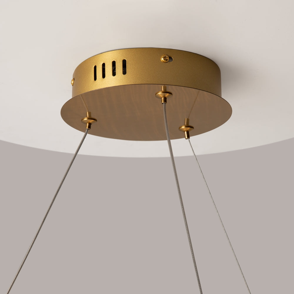 Maytoni Krone LED circular pendant light