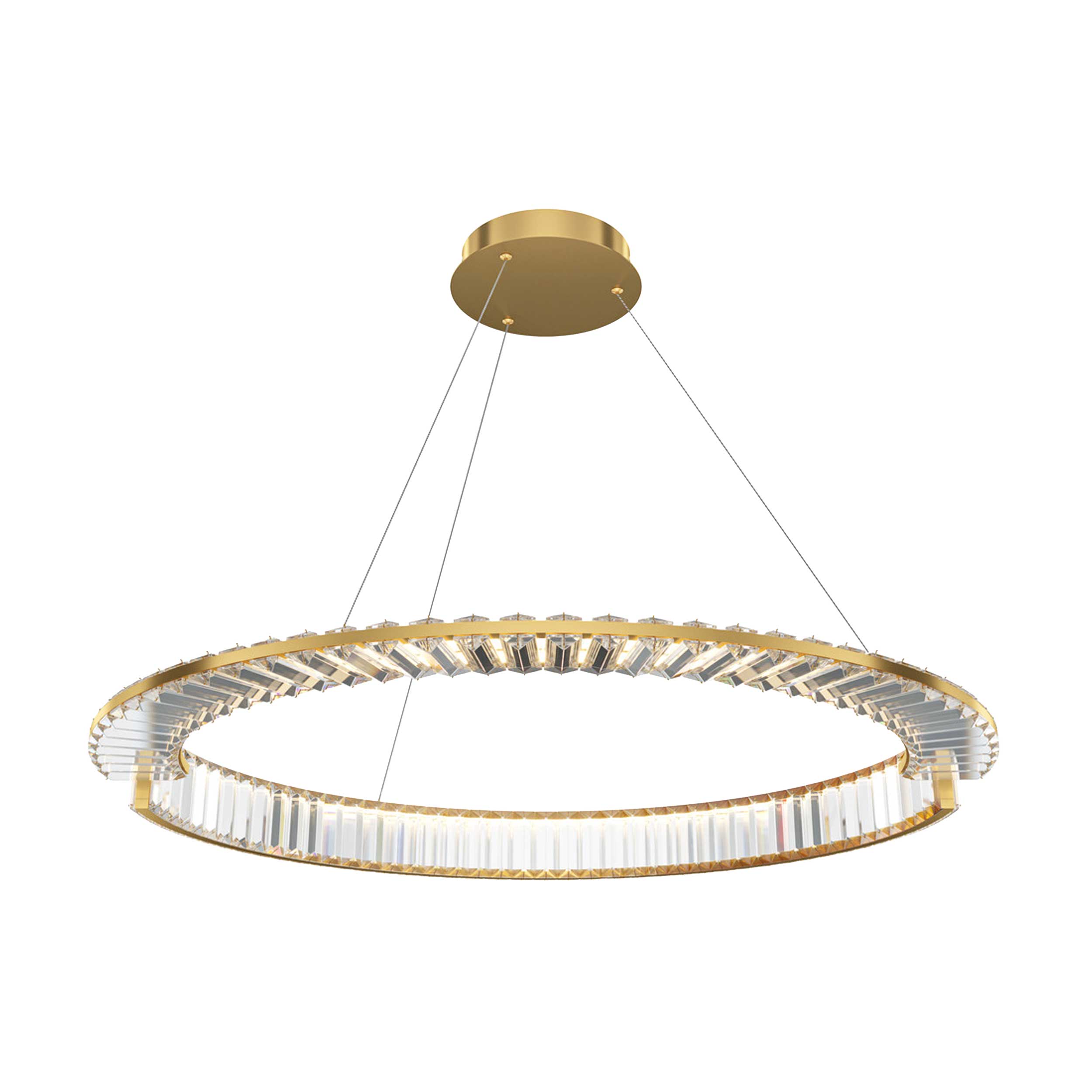 Maytoni Krone LED circular pendant light