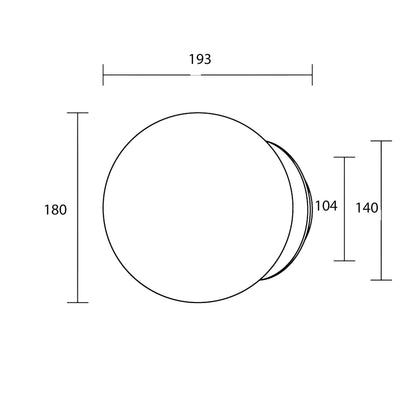Maytoni Luna E27 wall light