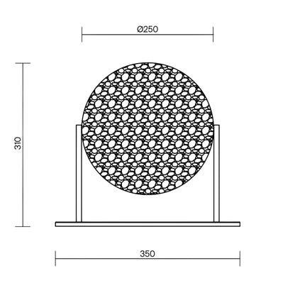 Maytoni Mangata LED table light