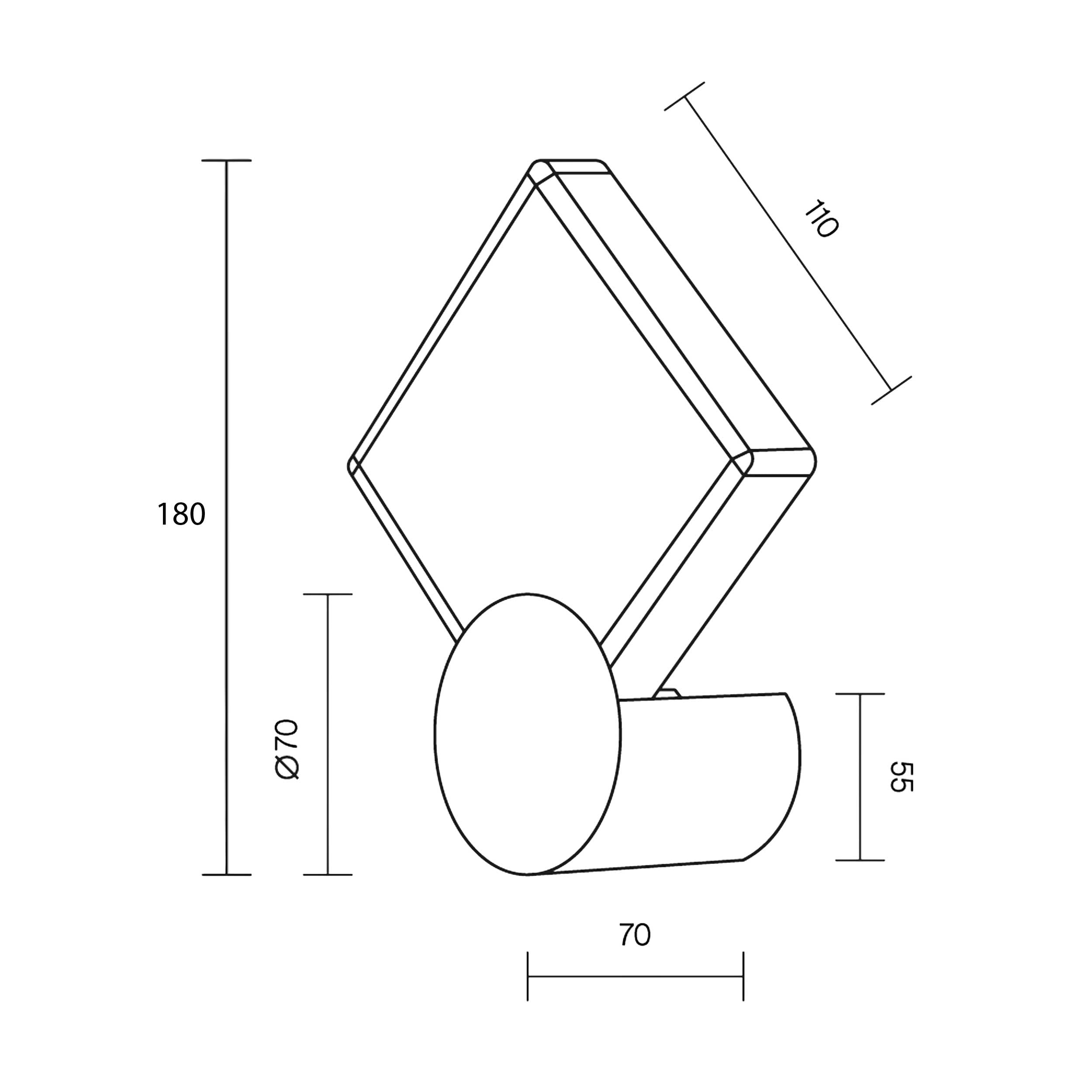 Maytoni Quadro LED wall light