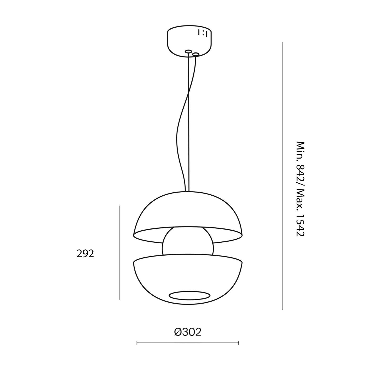 Maytoni Rebel LED pendant light