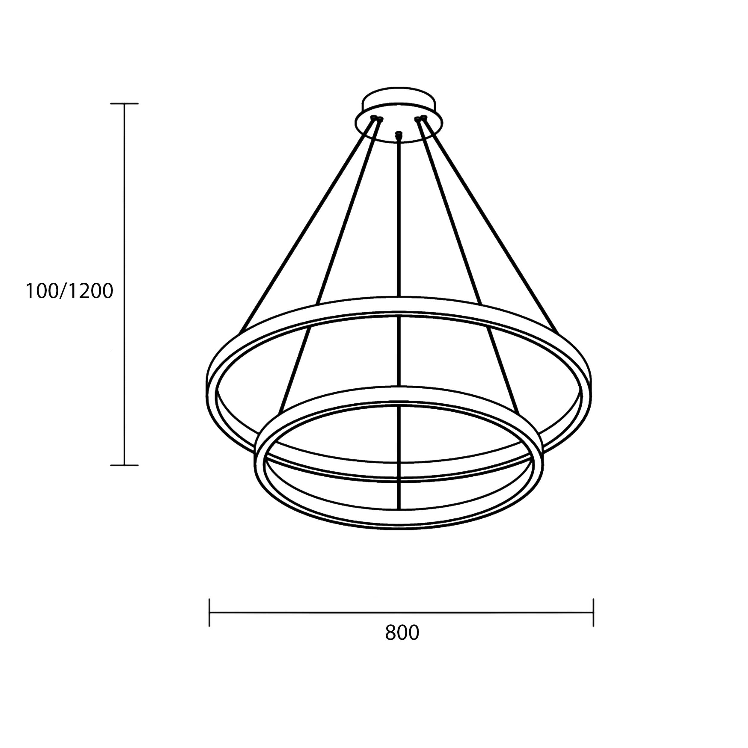 Maytoni Rim LED pendant light
