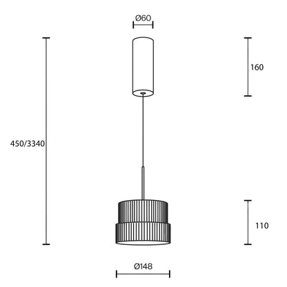 Maytoni Scala LED pendant light
