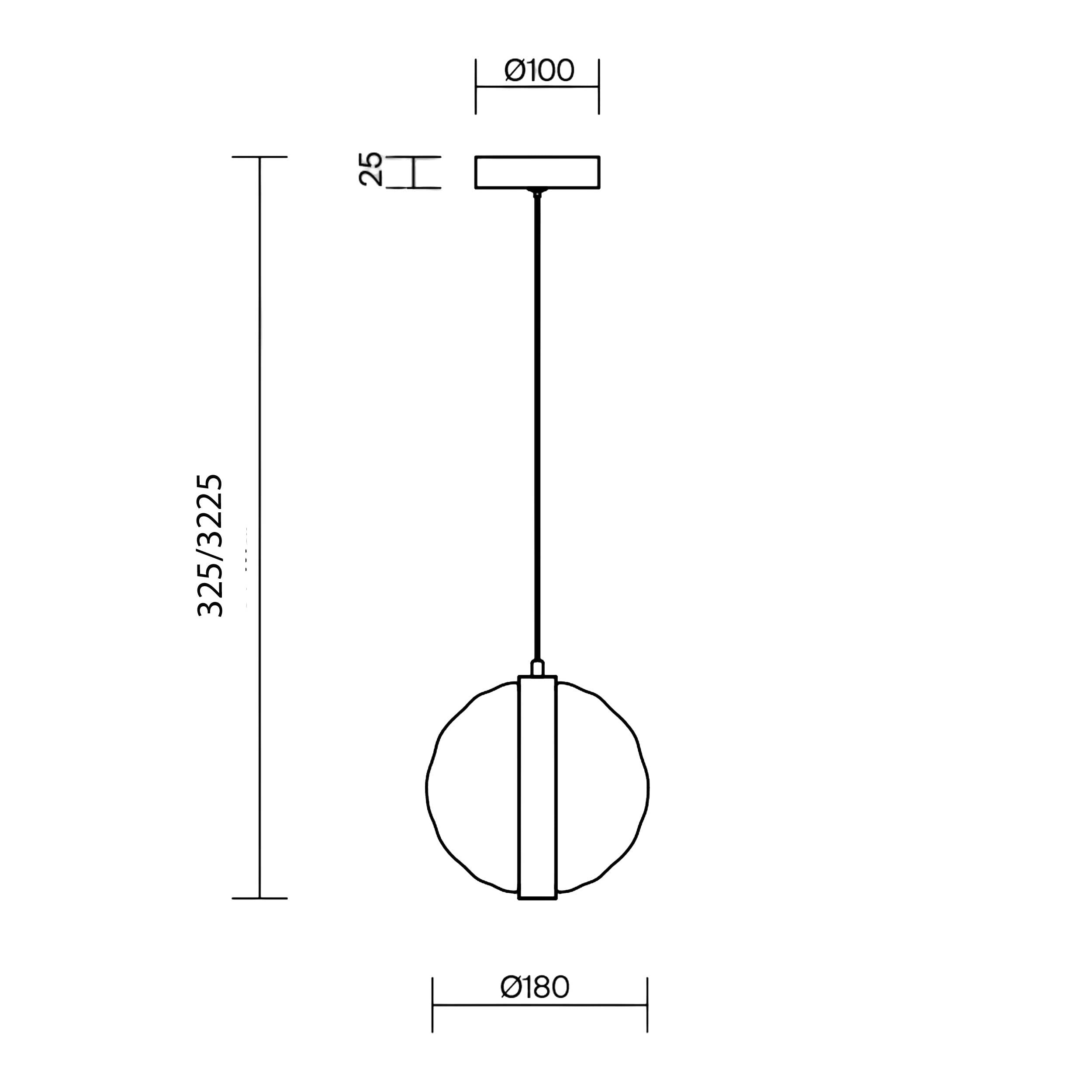 Maytoni Misterio LED pendant light