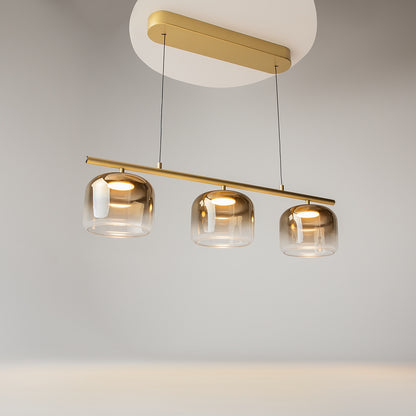 Maytoni Spirito LED pendant light with three lights