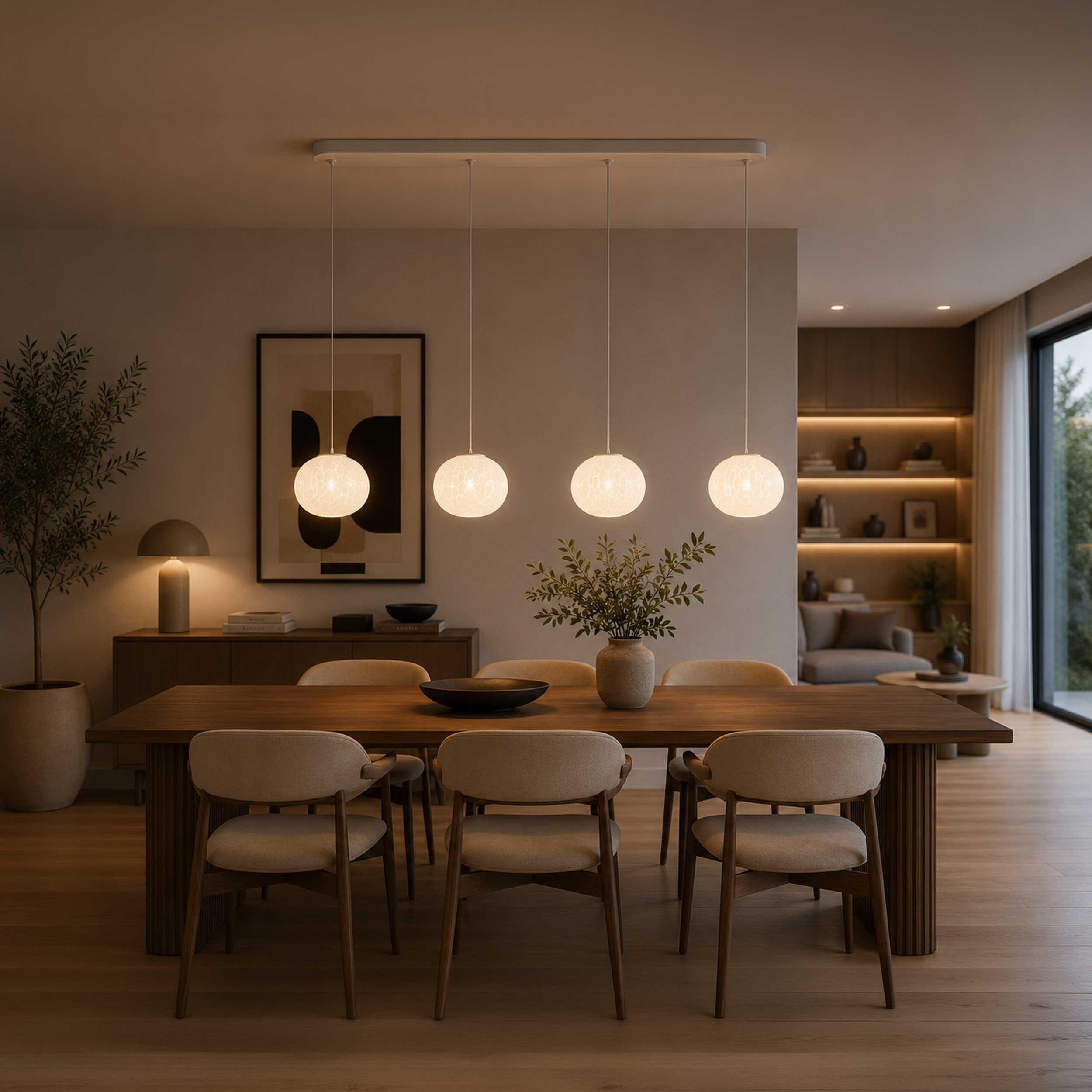 Maytoni Spume LED pendant light