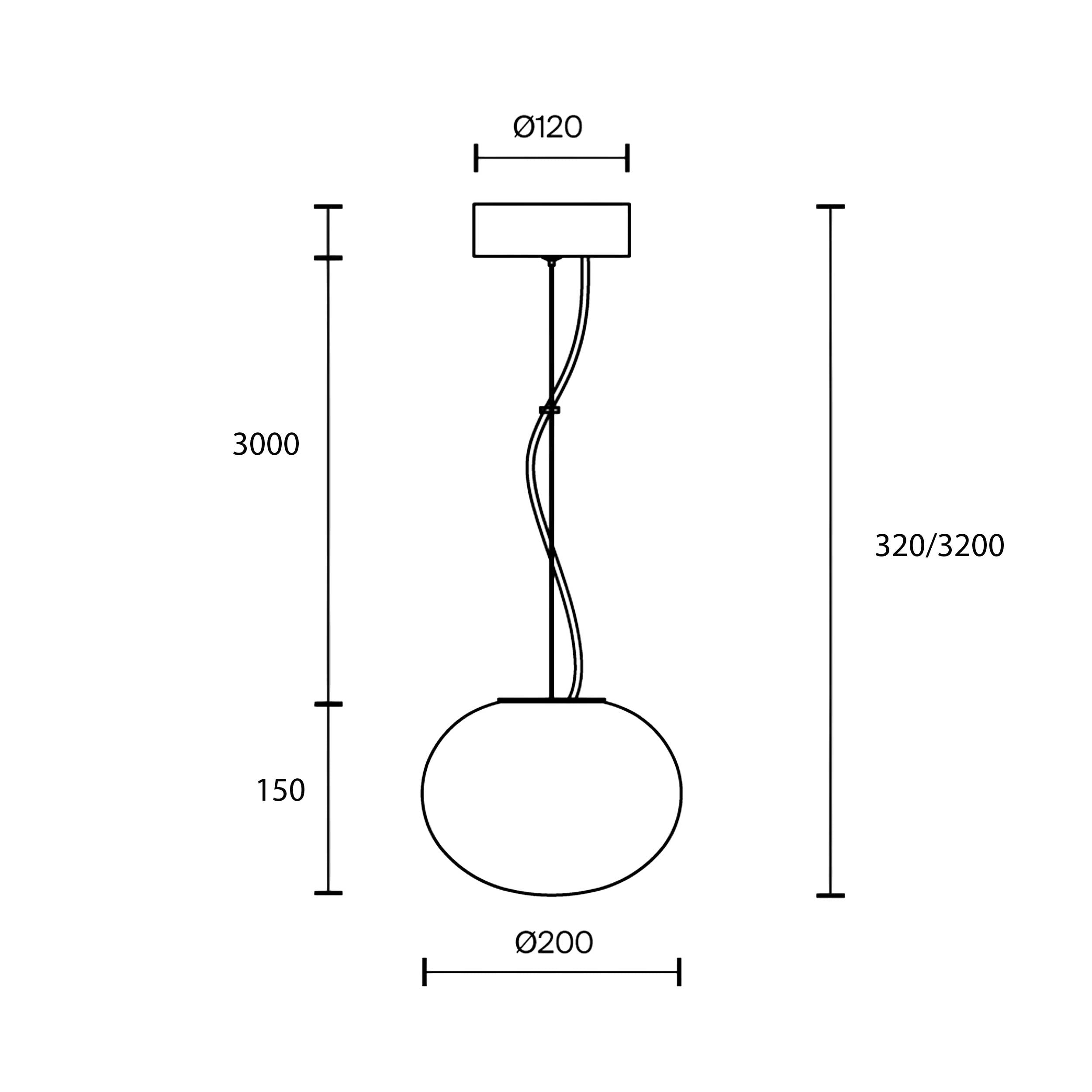 Maytoni Spume LED pendant light