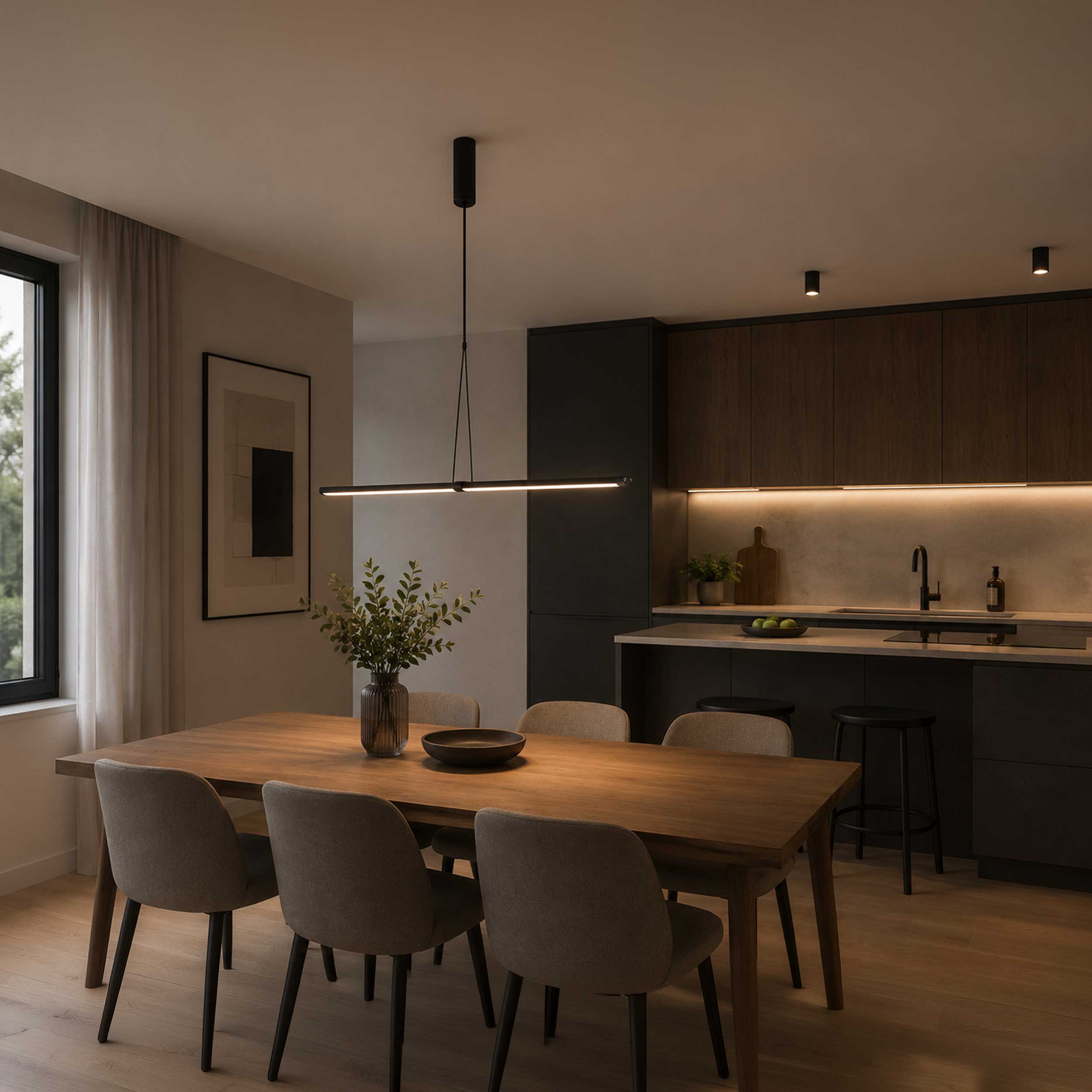 Maytoni Supersymmetry LED pendant light