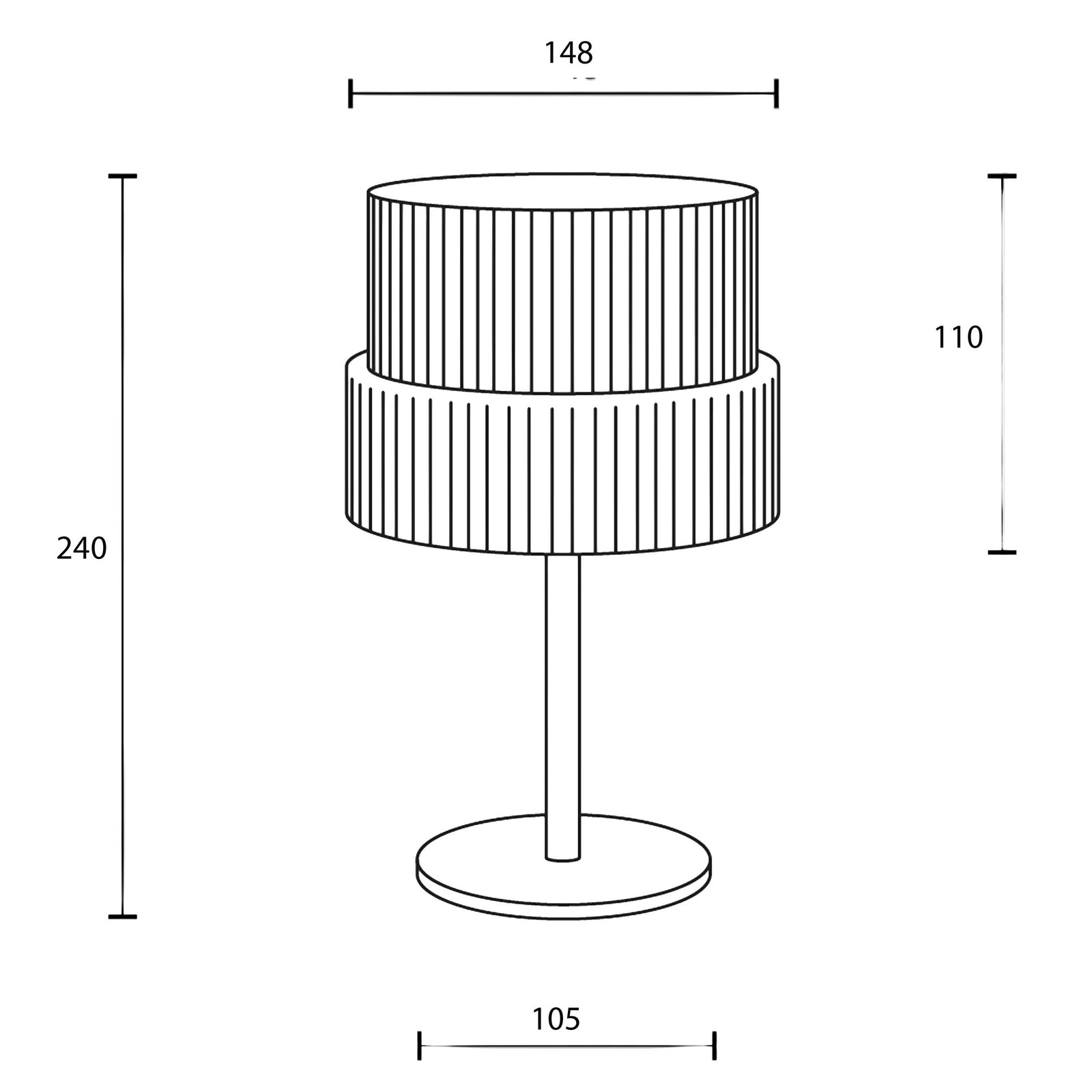 Maytoni Scala LED table light