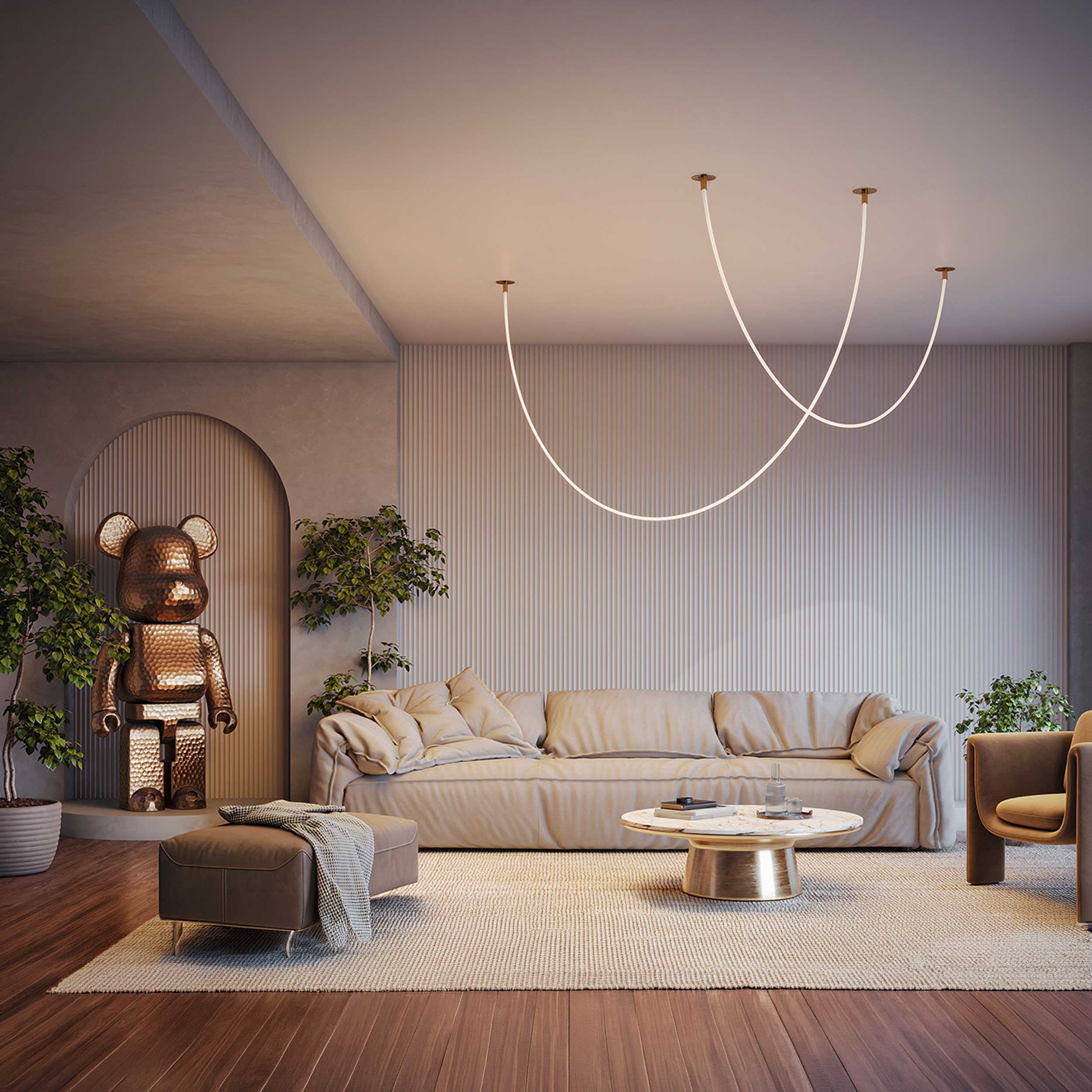 Maytoni Tau LED pendant light
