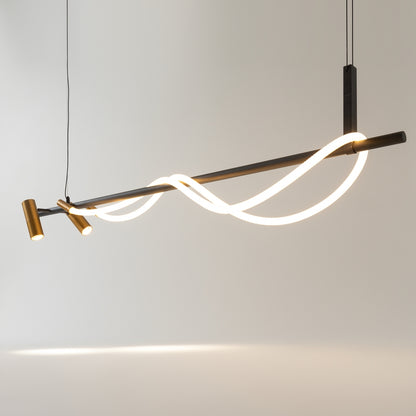 Maytoni Tau LED pendant light with additional lights