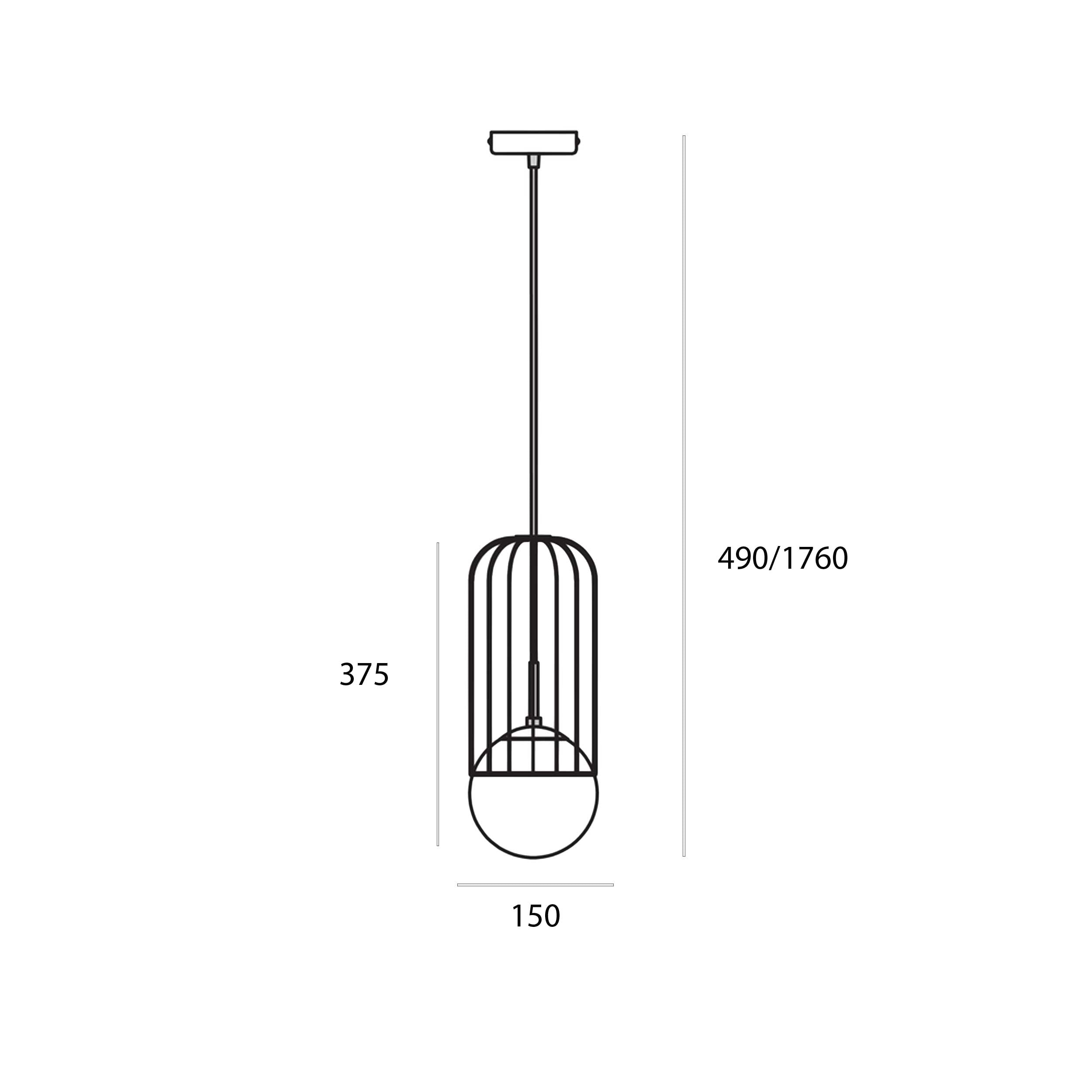 Maytoni Telford E27 pendant light