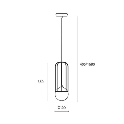 Maytoni Telford G9 pendant light