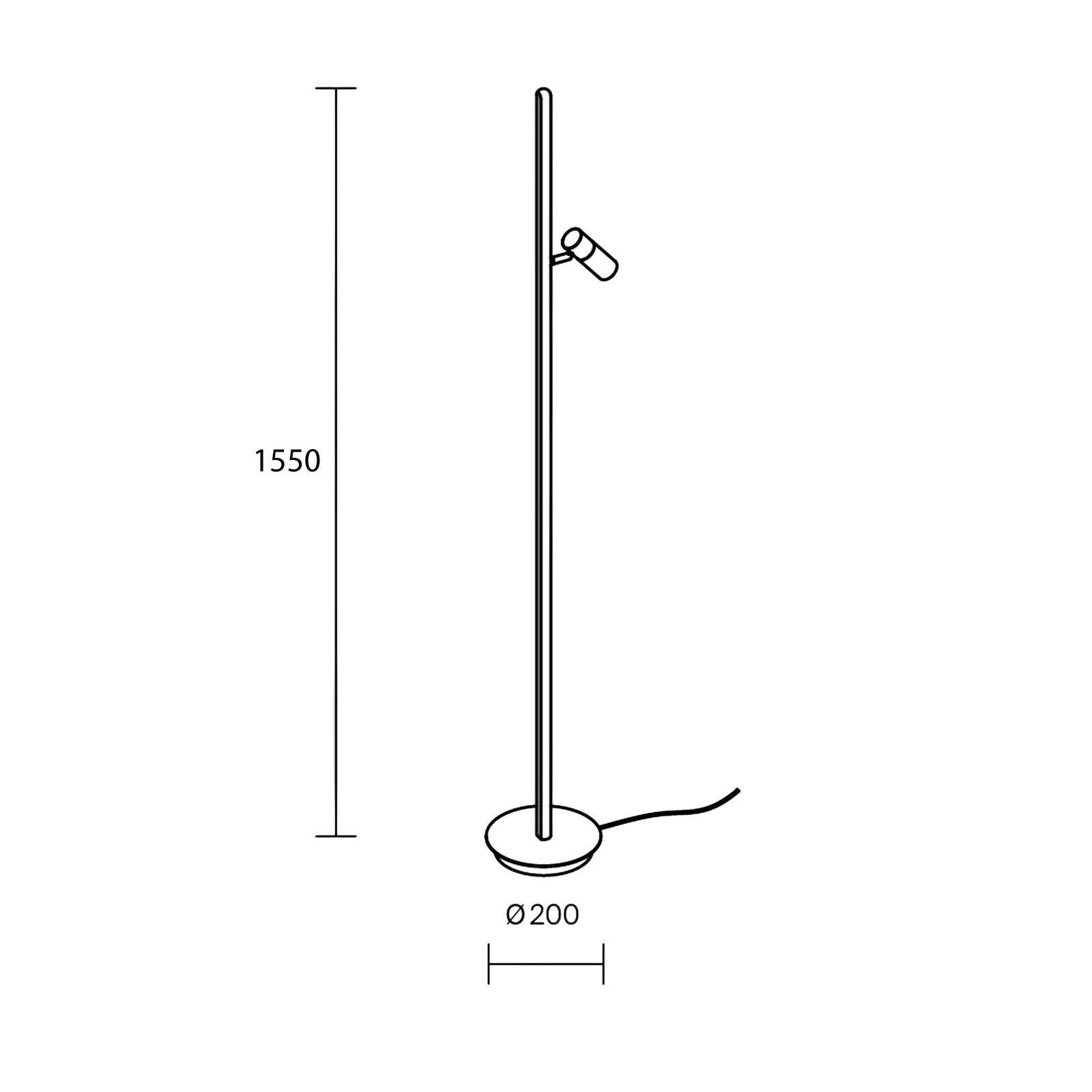 Maytoni Thin LED floor light