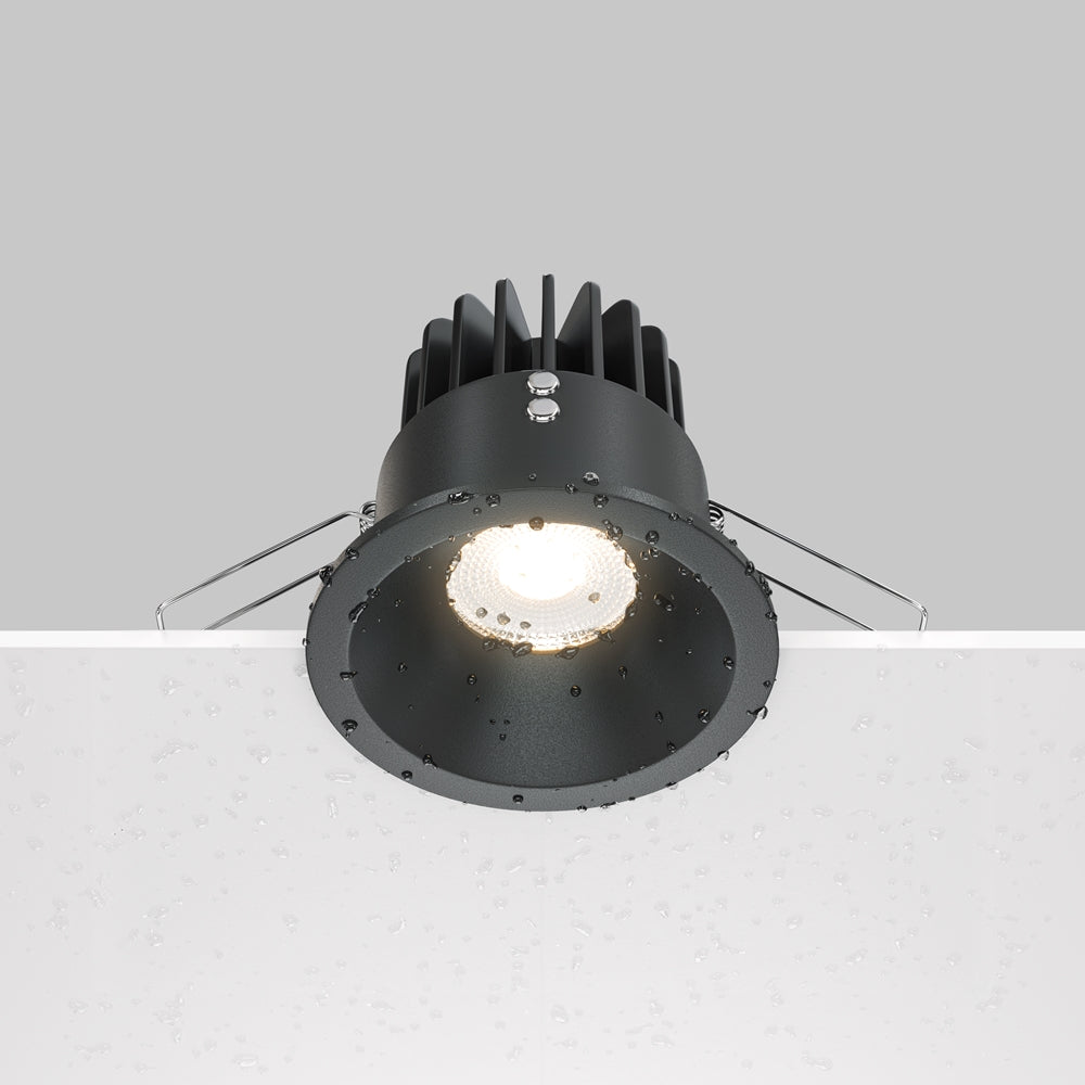 Maytoni Zoom LED 60° recessed circular light black