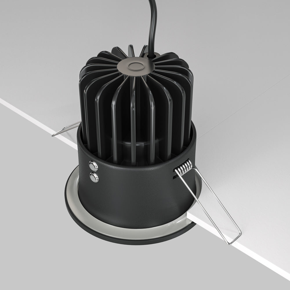 Maytoni Zoom LED 60° recessed circular light black