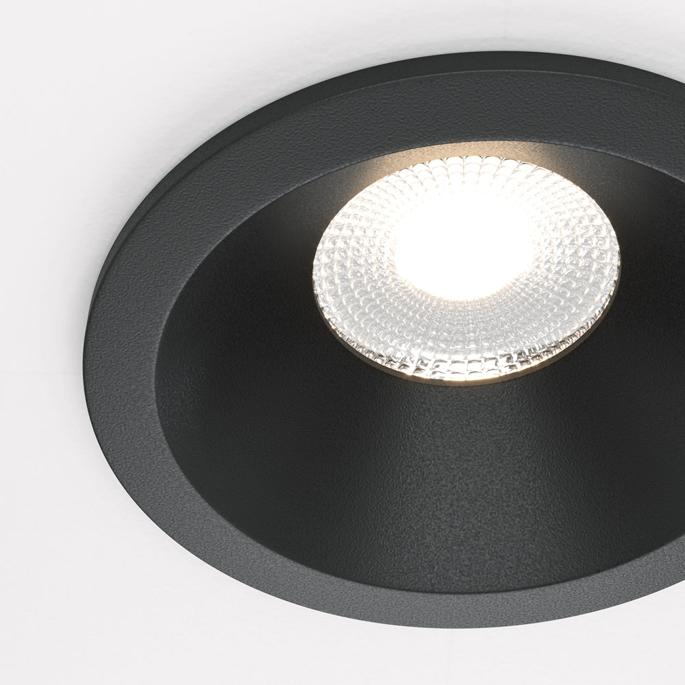 Maytoni Zoom LED 60° recessed circular light black