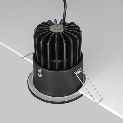Maytoni Zoom LED 60° recessed circular light black