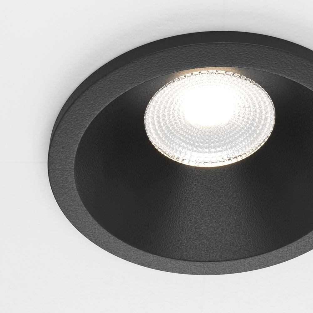 Maytoni Zoom LED 60° recessed circular light black