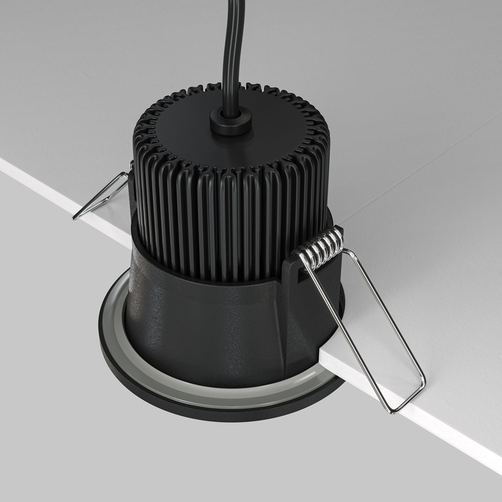 Maytoni Zoom LED 60° recessed circular light black