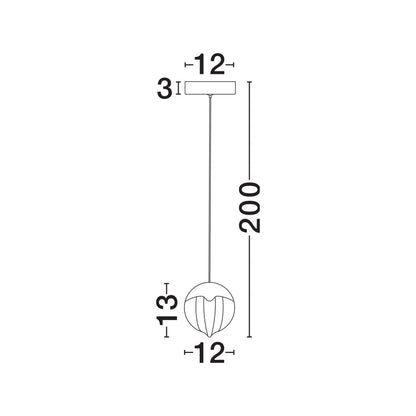 Nova Luce Alicia LED pendant light