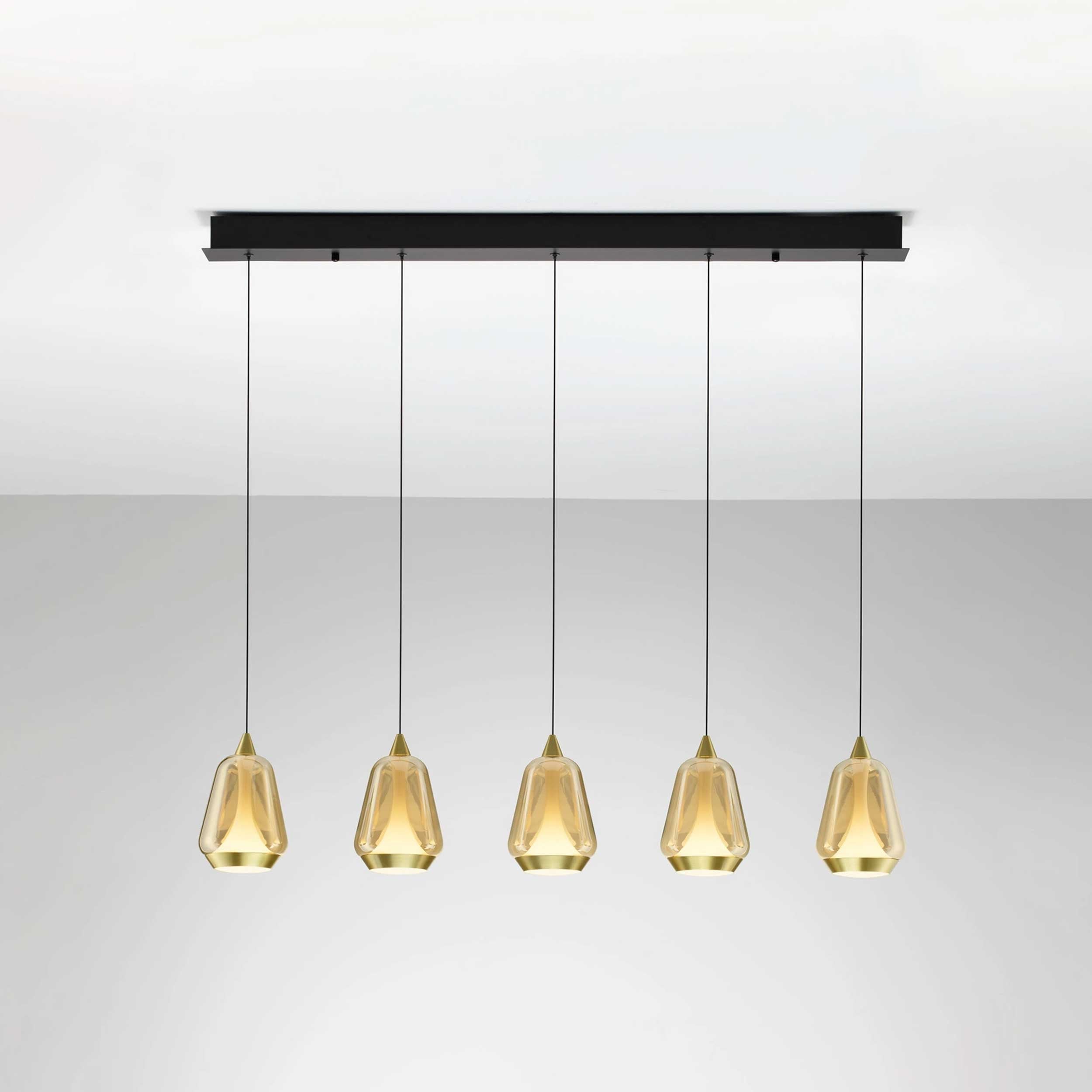 Nova Luce Alish LED pendant light linear