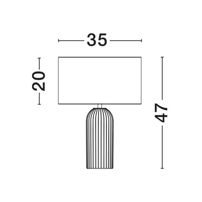 Nova Luce Ammos E27 table light