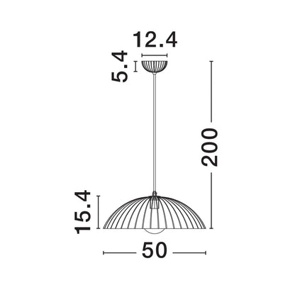 Nova Luce Ammos E27 pendant light