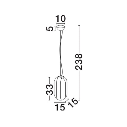Nova Luce Daria G9 pendant light