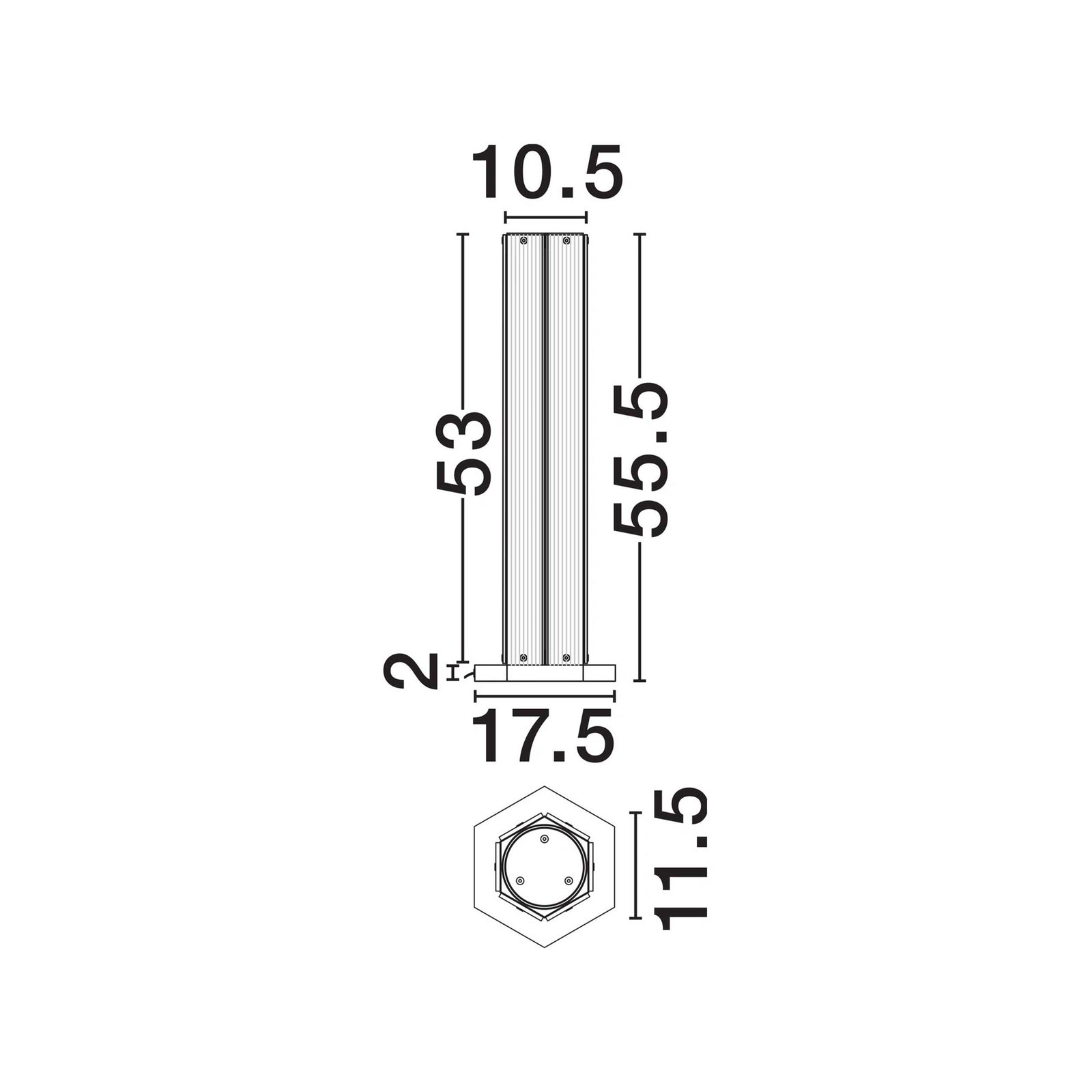 Nova Luce Essenzo LED table light