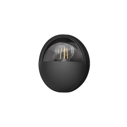 Nova Luce Amel E27 nástěnné kulaté svítidlo IP65