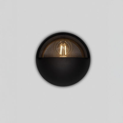 Nova Luce Amel E27 nástěnné kulaté svítidlo IP65