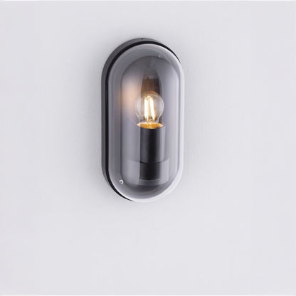 Nova Luce Amel E27 nástěnné oválové svítidlo IP65