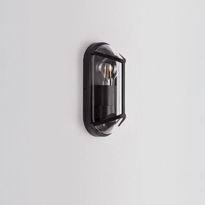 Nova Luce Amel E27 nástěnné oválové svítidlo IP65