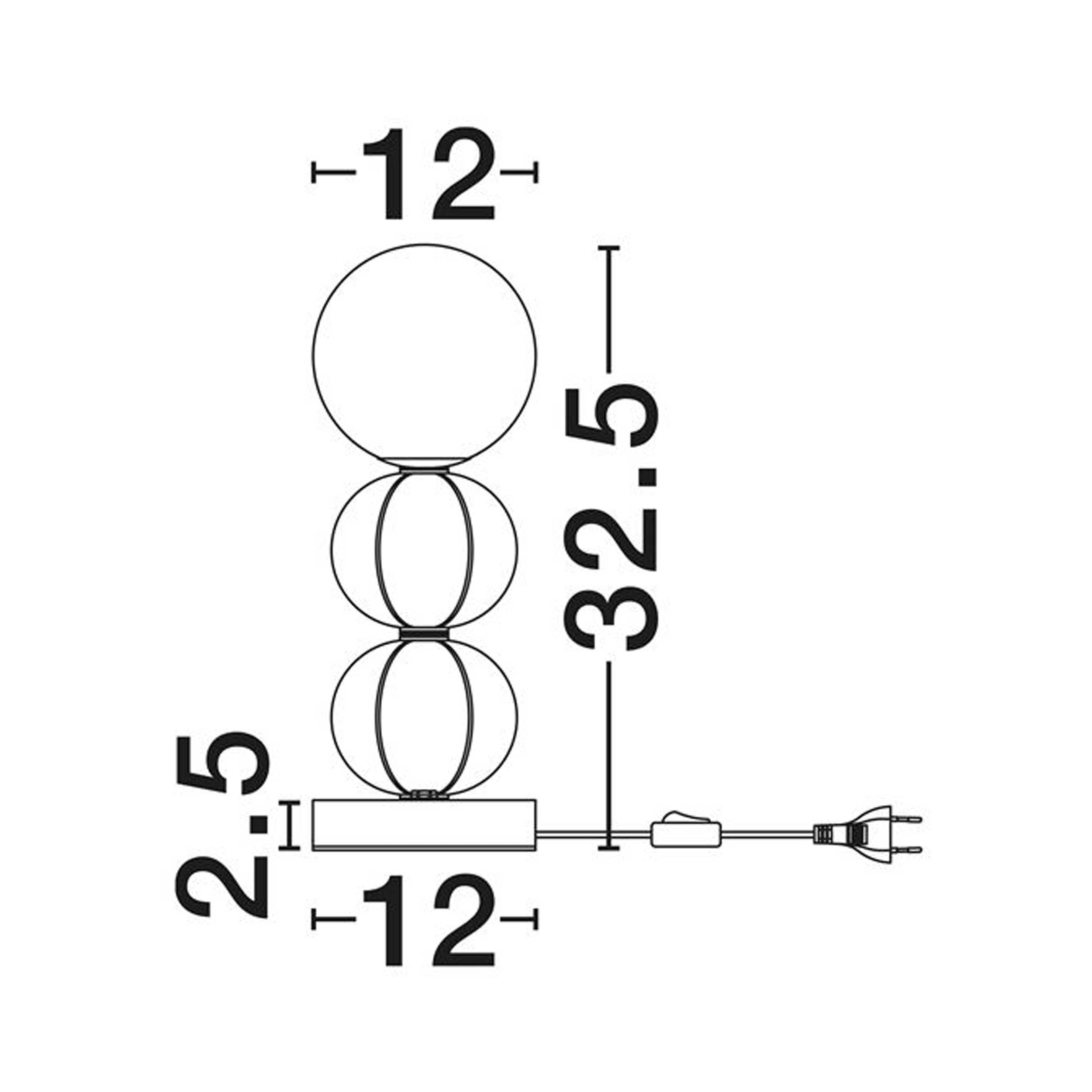 Nova Luce Dazz G9 table light